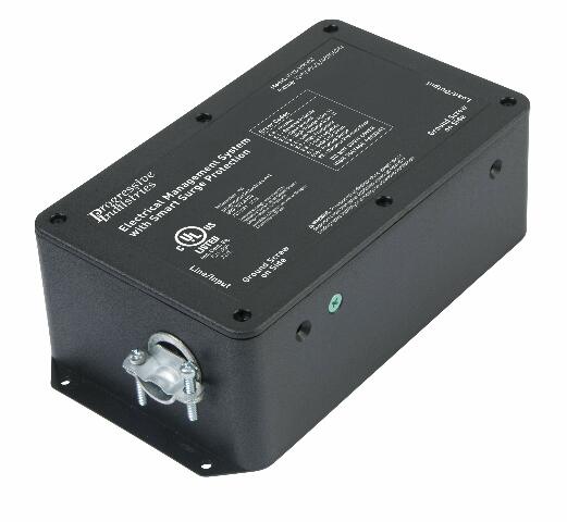 Progressive Industries 30 Amp Heavy Duty RV Surge Protector EMS — Whole House Surge Protection w/Integrated Display and Fault Detection — EMS-HW30C