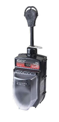 Progressive Industries Portable RV Surge Protector, 30 Amp EMS with Integrated Display, Fault Detection, and All Weather Shield Assembly - EMS-PT30X