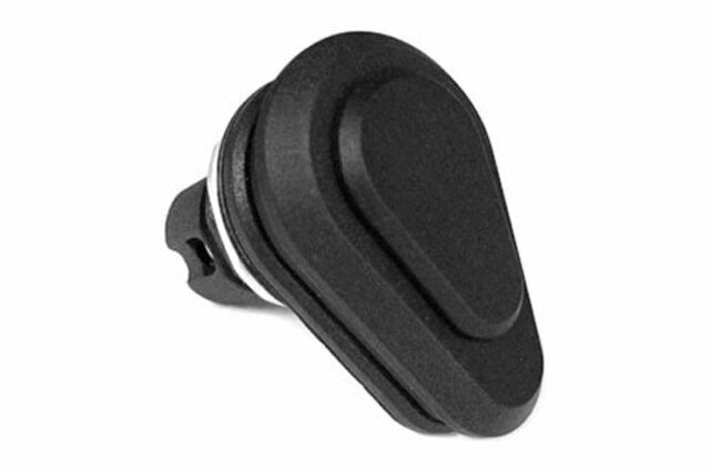 Pop & Lock PL9585 Black Power Tailgate Lock Replacement Handle Compatible with Frameless Bonded Rear Glass Door/Tonneau Cover (1-1/8" Center Handle Hole)