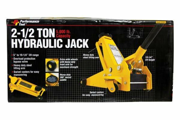 Performance Tool W1612 5,000 lb Capacity Heavy Duty Construction GSW with Maximum Height of 19 1/4-Inches