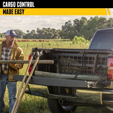 RealTruck Roll-N-Lock Cargo Manager Truck Bed Organizer | CM152 | Compatible with -  Ford F-250/350 Super Duty 8' 2" Bed (98.1") 2025