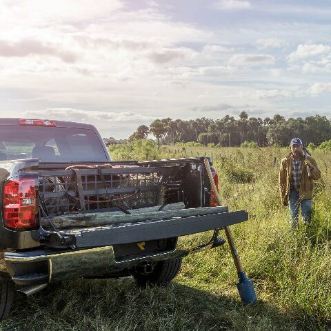 RealTruck Roll-N-Lock Cargo Manager Truck Bed Organizer | CM225 | Compatible with -  Chevy/GMC Silverado/Sierra, works w/ MultiPro/Flex tailgate 8' Bed (96.3") 2025