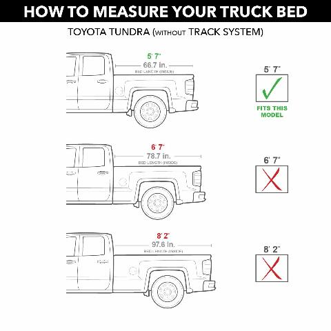 RealTruck Roll-N-Lock M-Series Retractable Truck Bed Tonneau Cover | LG570M | Compatible with -  Toyota Tundra (w/o OE track system or Trail Edition) 5' 7" Bed (66.7") 2021