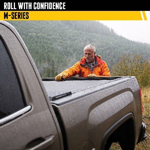 RealTruck Roll-N-Lock M-Series Retractable Truck Bed Tonneau Cover | LG570M | Compatible with -  Toyota Tundra (w/o OE track system or Trail Edition) 5' 7" Bed (66.7") 2021