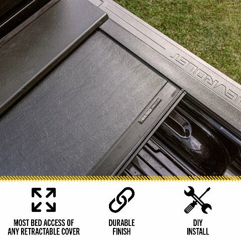 RealTruck Roll-N-Lock M-Series Retractable Truck Bed Tonneau Cover | LG570M | Compatible with -  Toyota Tundra (w/o OE track system or Trail Edition) 5' 7" Bed (66.7") 2021
