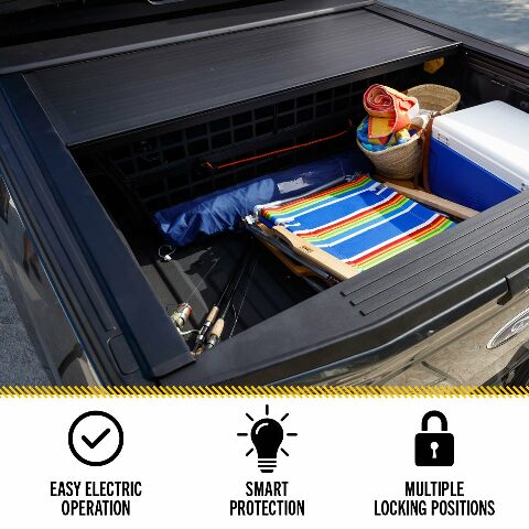 RealTruck Roll-N-Lock E-Series Retractable Truck Bed Tonneau Cover | RC132E | Compatible with -  Ford F-150 5' 7" Bed (67.1") 2025