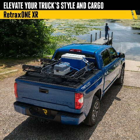RealTruck Retrax RetraxONE XR Retractable Truck Bed Tonneau Cover | T-60841 | Compatible with -  Toyota Tundra CrewMax w/ Deck Rail System 5' 7" Bed (66.7") 2021