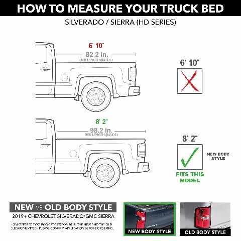 RealTruck Retrax RetraxPRO XR Retractable Truck Bed Tonneau Cover | T-80485 | Compatible with -  Chevy/GMC Silverado/Sierra 2500/3500HD (does not Compatible with w/ factory side storage boxes) 8' 2" Bed (98.2") 2025