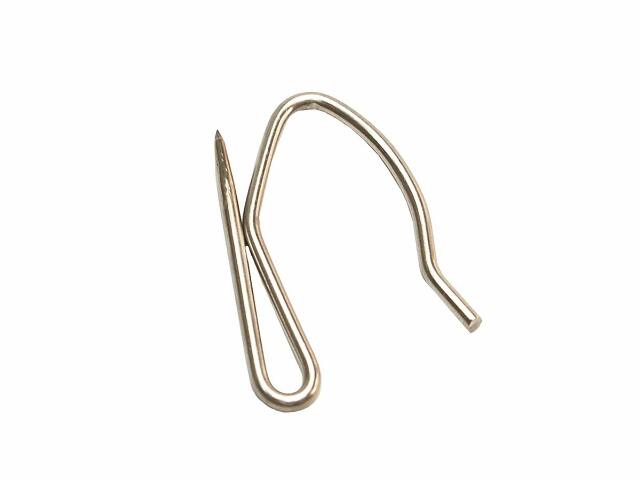 RV Designer A113 Stainless Steel Drape Hook, 14 Per Pack, Window Covering Hardware