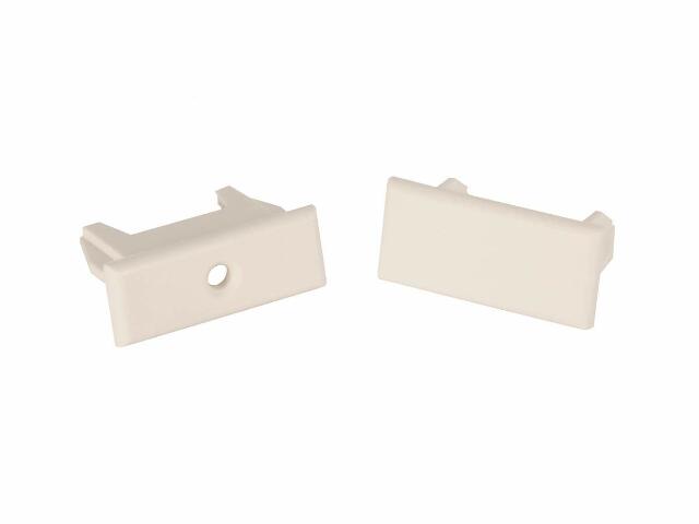 RV Designer A320 Pleated Shade Rail Ends - Oyster, Set of 2