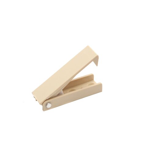 RV Designer E206 Squared Baggage Door Catch - Colonial White, Set of 2