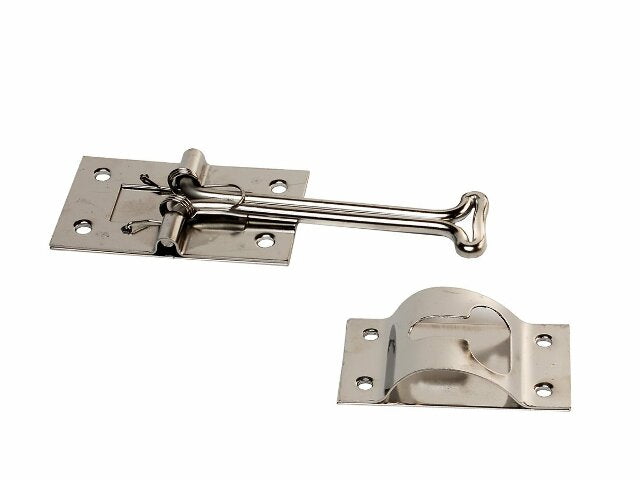 RV Designer E224, Self Closing Door Holder, T Style, Stainless Steel, 4 inch, Entry Door Hardware