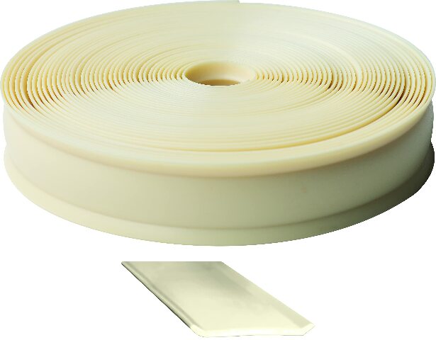 RV Designer 3/4 Inch Wide Vinyl Trim Insert Compatible with RVs, Flexible Molding, Exterior Use, and Roof Edge Molding - Ideal Compatible with Travel Trailers and Campers, Heavy Duty, 25 Foot Roll, Col. White