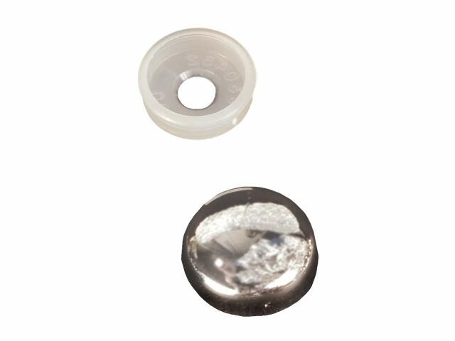 RV Designer H607, Screw Covers, Chrome, 14 Per Pack, Interior Hardware