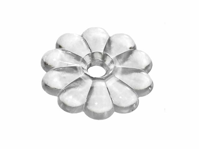 RV Designer H611, Rosette Washers with #6 Screws, Clear, 14 Per Pack, Interior Hardware