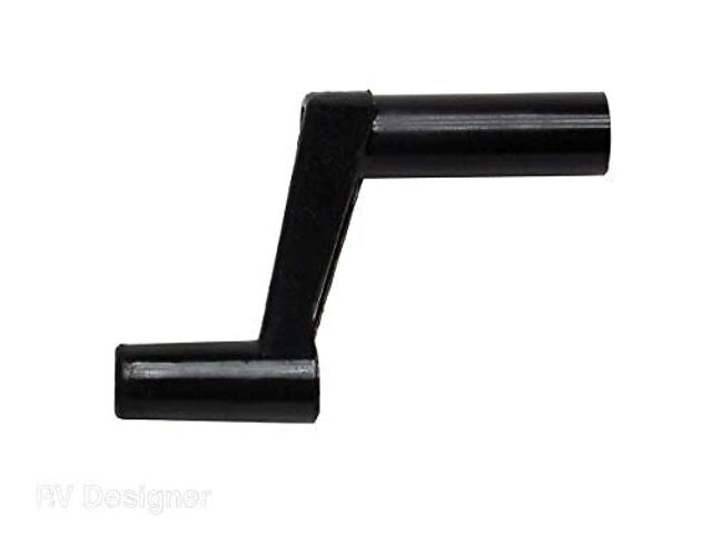 RV Designer Plastic Window Crank 1 3/8" Black