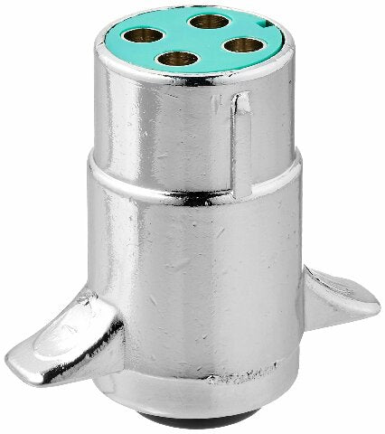 RV Designer P409, Pollack, 4-Way Plug, Chrome Plated