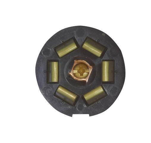 RV Designer, P703, 7-Way RV Socket Chrome Plated, Pollak