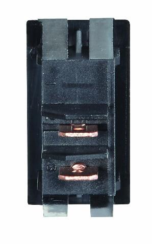 RV Designer S261, Rocker Switch, 10 Amp, On / Off, SPST, Black, DC Electrical