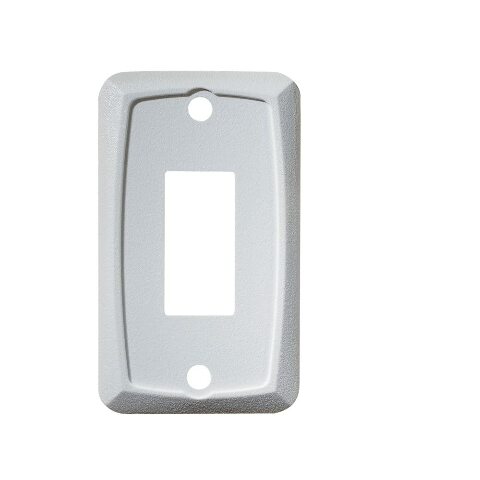 RV Designer S381, Rocker Switch Mounting Plate, DC Electrical White