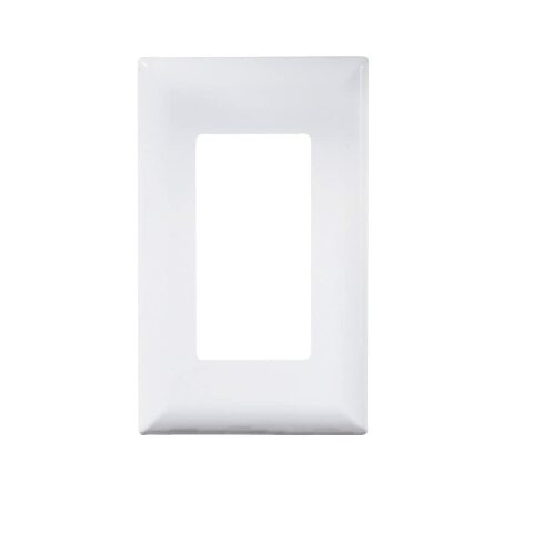 RV Designer S849, Cover Plate Compatible with Self Contained Contemporary Switch, White, AC Electrical