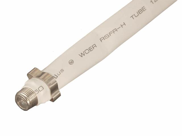 RV Designer T265, Coax Cable, Flat, 8 inch, White