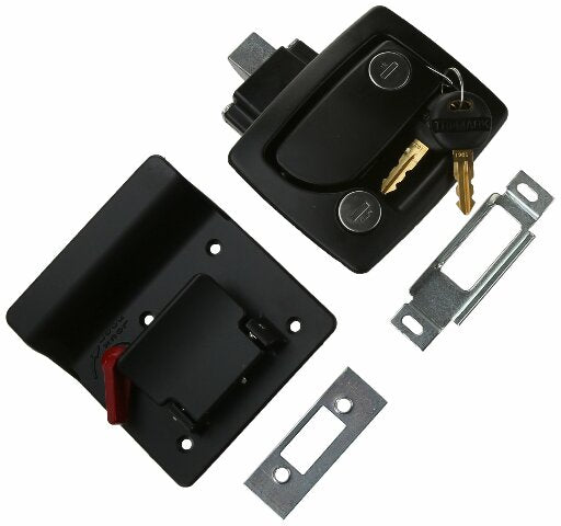 RV Designer Collection T500 Travel Trailer Lock - Black