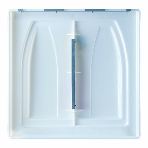 RV Designer V106, Vent Lid, Jensen Pin Hinge Prior to 1994, White, Standard