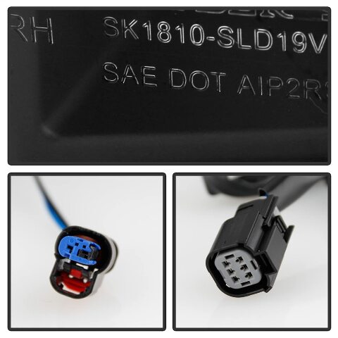 Spyder - LED Tail Lights (ALT-YD-CS19LED-BK)