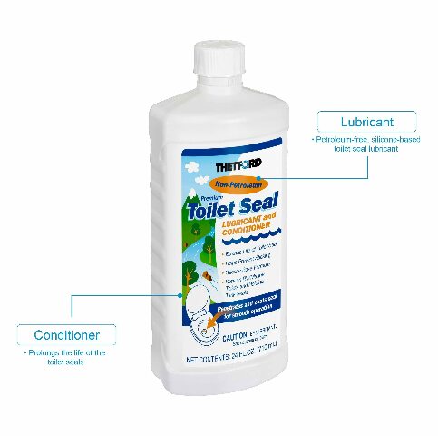 Thetford RV Toilet Seal Lube and Conditioner - Toilet Seal Lubricant - 24 oz 36663