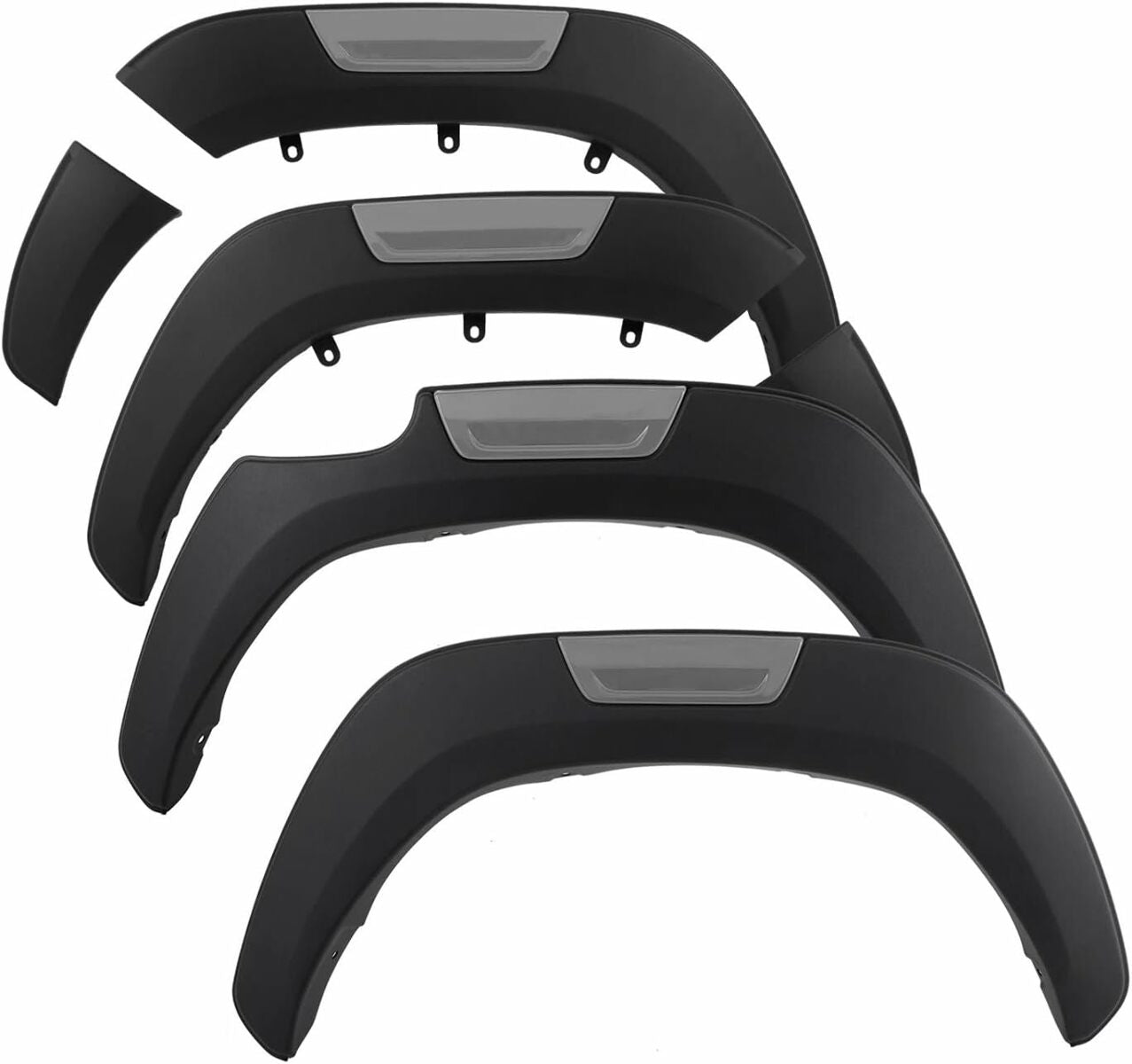 Fenza Matte Black Fender Flares Compatible With Toyota Hilux Revo 2015–2023 | Aggressive Styling & Extra Wheel Coverage (6Pcs Set)