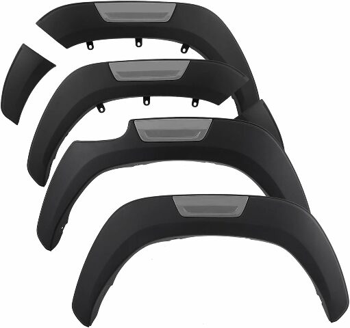 Fenza Matte Black Fender Flares Compatible With Toyota Hilux Revo 2015–2023 | Aggressive Styling & Extra Wheel Coverage (6Pcs Set)