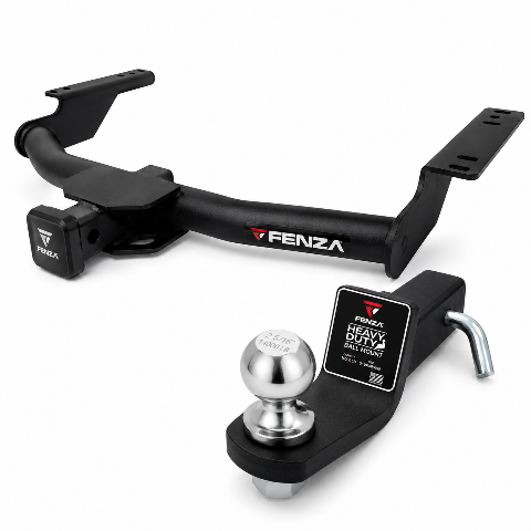 Fenza Tow Bar With Receiver&2"Ball Withstand The Tension Of 6000Lbs Compatible With Toyota Prado Fj150 10-20