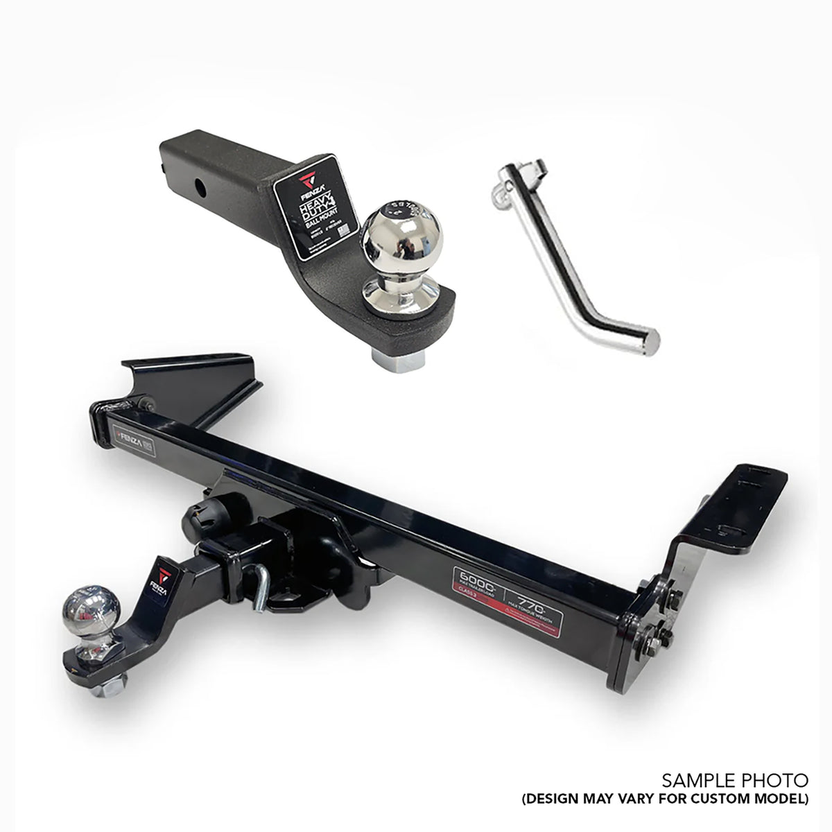 Fenza Modular Tow Bar With Receiver 2" Ball Withsthand Tension Of 6000Lbs Compatible With Toyota Prado 2010-2021