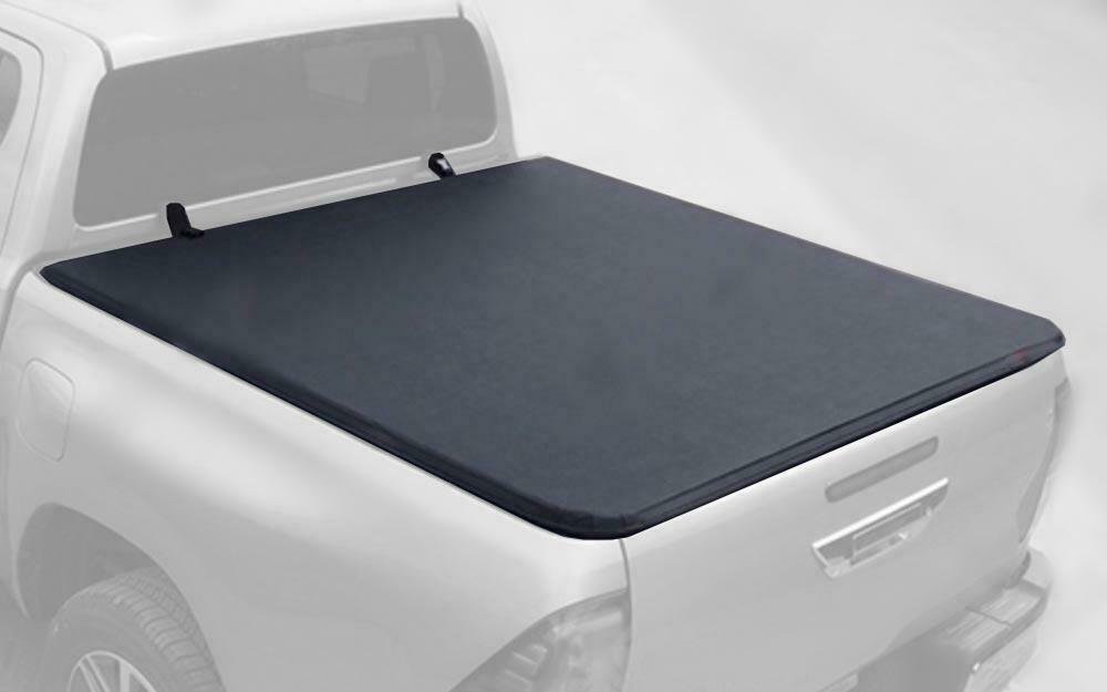Soft Tri-Fold Tonneau Cover Fit 2005-2015 Toyota Tacoma Double Cab 5 ft.