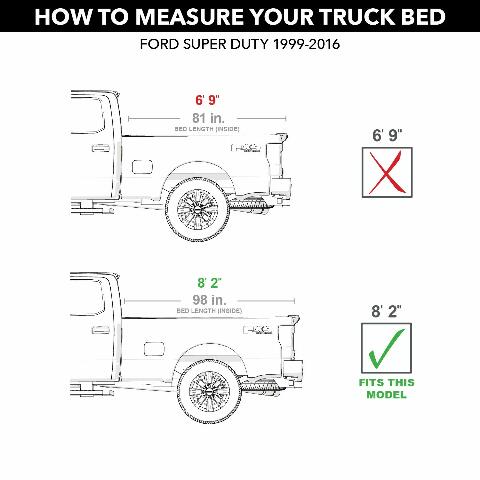 RealTruck UnderCover ArmorFlex Hard Folding Truck Bed Tonneau Cover | AX2 | Compatible with  - 2016 Ford F-250/350 Super Duty 8' 2" Bed (98") 2008