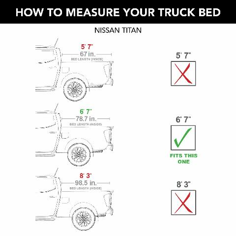 RealTruck UnderCover ArmorFlex Hard Folding Truck Bed Tonneau Cover | AX5 | Compatible with -  Nissan Titan w/ track system 6' 7" Bed (78.7") 2025