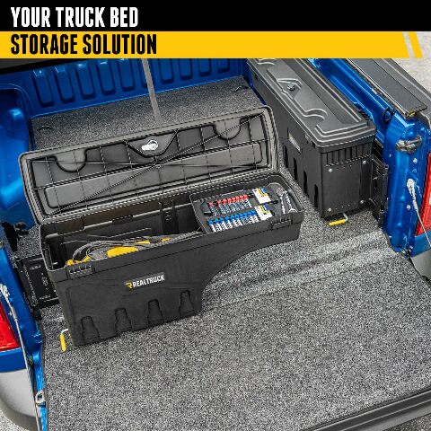 RealTruck UnderCover SwingCase Truck Bed Storage Box | SC400D | Compatible with -  Toyota Tundra Drivers Side 2021