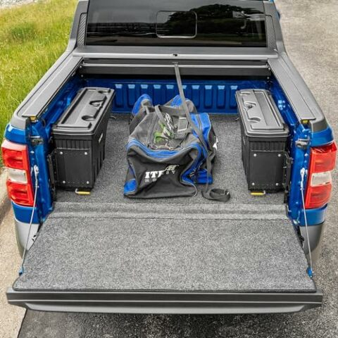 UnderCover SwingCase Truck Bed Storage Box | SC400P | Compatible with -  Toyota Tundra Passenger Side,Black 2021