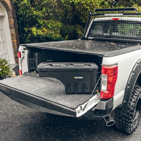 RealTruck UnderCover SwingCase Truck Bed Storage Box | SC400D | Compatible with -  Toyota Tundra Drivers Side 2021
