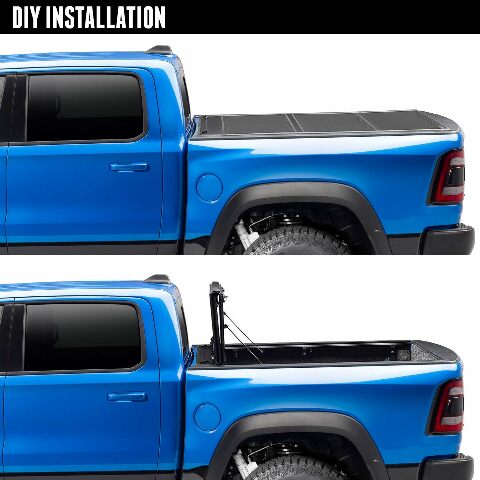 RealTruck Undercover Ultra Flex Hard Folding Truck Bed Tonneau Cover | UX1 | Compatible with  Chevy/GMC Silverado/Sierra 1500/2500/3500HD (Will not Compatible with 2014 2500/3500) 8' 2" Bed (97.6") 2014-2019