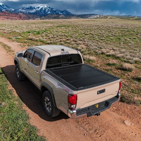RealTruck UnderCover Ultra Flex Hard Folding Truck Bed Tonneau Cover | UX4 | Compatible with  - 2015 Toyota Tacoma 6' 2" Bed (73.5") 2005
