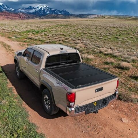 RealTruck UnderCover Ultra Flex Hard Folding Truck Bed Tonneau Cover | UX4 | Compatible with  - 2015 Toyota Tacoma 6' 2" Bed (73.5") 2005