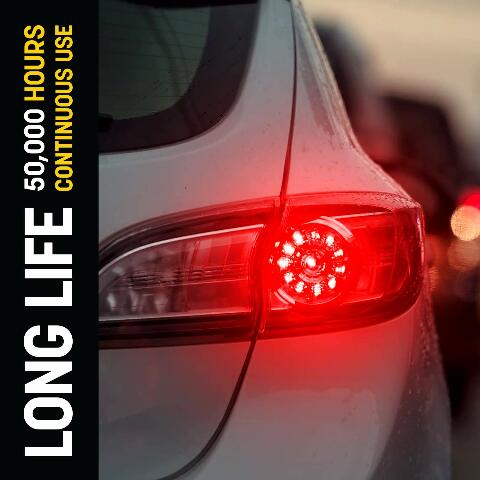 Pilot Automotive (IL-1157R-15-AM) Red 15-SMD LED Turn/Tail Light Bulb - 2 Piece