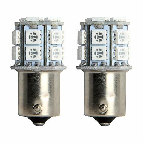 Pilot Automotive (IL-1157R-15-AM) Red 15-SMD LED Turn/Tail Light Bulb - 2 Piece