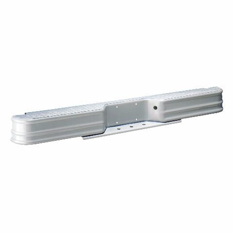 Westin 20002 DiamondStep Universal Style Rear Bumper; Silver; Mount Kit Required;