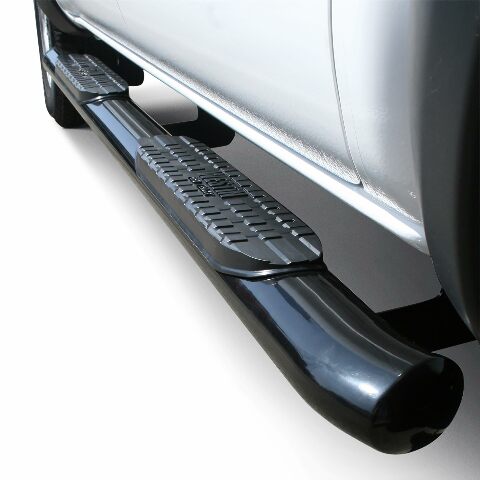 Westin 21-22775 PRO TRAXX 4 Oval Nerf Bars fits 2005-2023 Tacoma Double Cab Black Pair