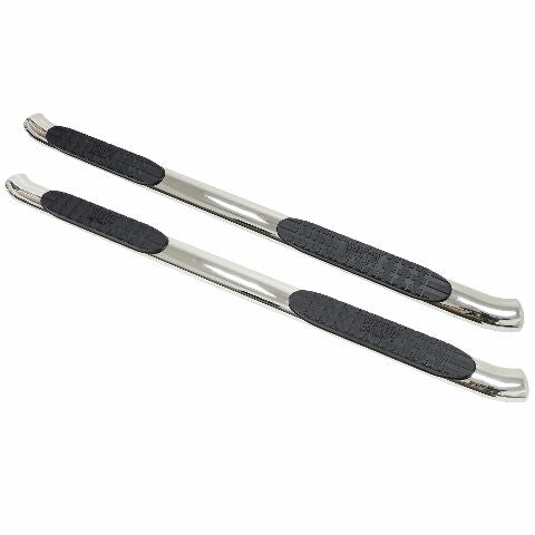Westin 21-23720 PRO TRAXX 4 Oval Nerf Bars fits 2014-2018 Silverado Sierra 1500 2015-2019 Silverado Sierra 2500 3500 Crew Cab Polished Pair