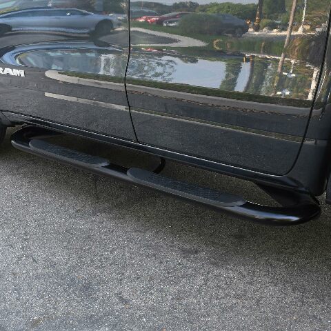 Westin 21-4085 Platinum 4 Oval Nerf Step Bars fits 2019-2023 Ram 1500 Crew Cab (Excl. Ram 1500 Classic) Black 1 Pair