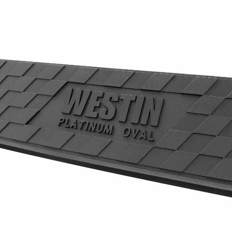 Westin 21-4085 Platinum 4 Oval Nerf Step Bars fits 2019-2023 Ram 1500 Crew Cab (Excl. Ram 1500 Classic) Black 1 Pair